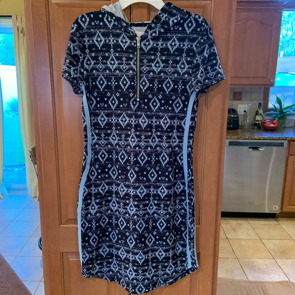 Women’s Hooded with a Zipper Dress